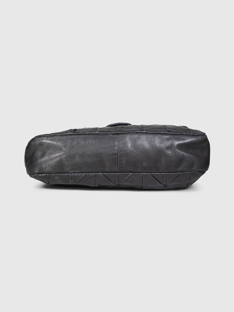 Chanel F/W2008 Black Leather Origami Flap Bag