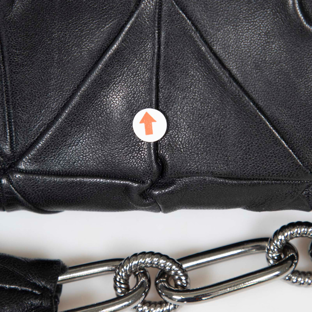 Chanel F/W2008 Black Leather Origami Flap Bag