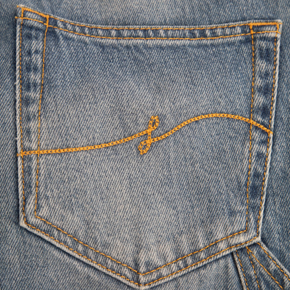 Lanvin Panelled Straight Leg Jeans