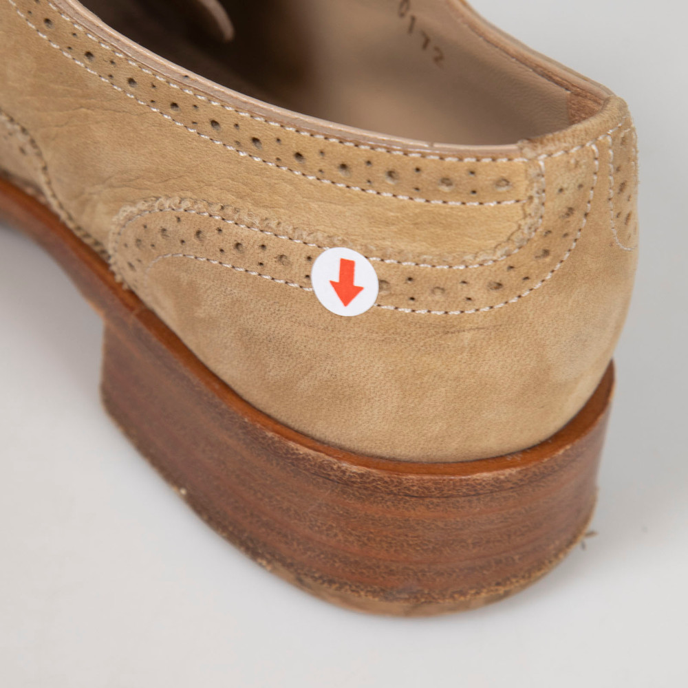 Louis Vuitton Beige Suede Leather Brogues