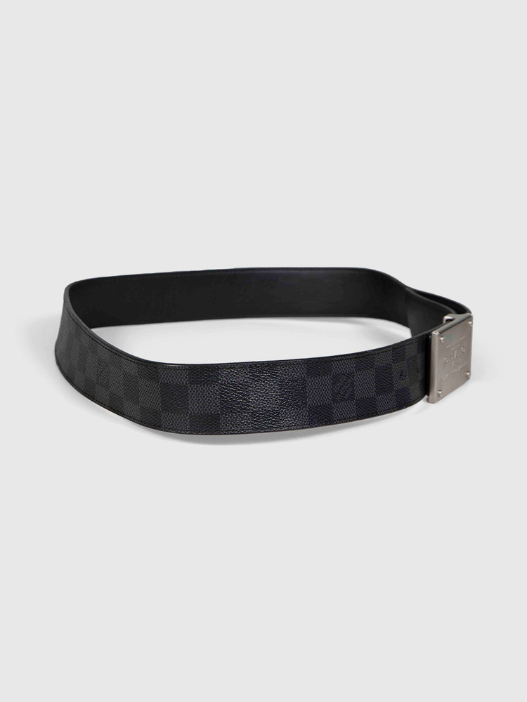 Louis Vuitton Damier Graphite Neo Inventeur Belt