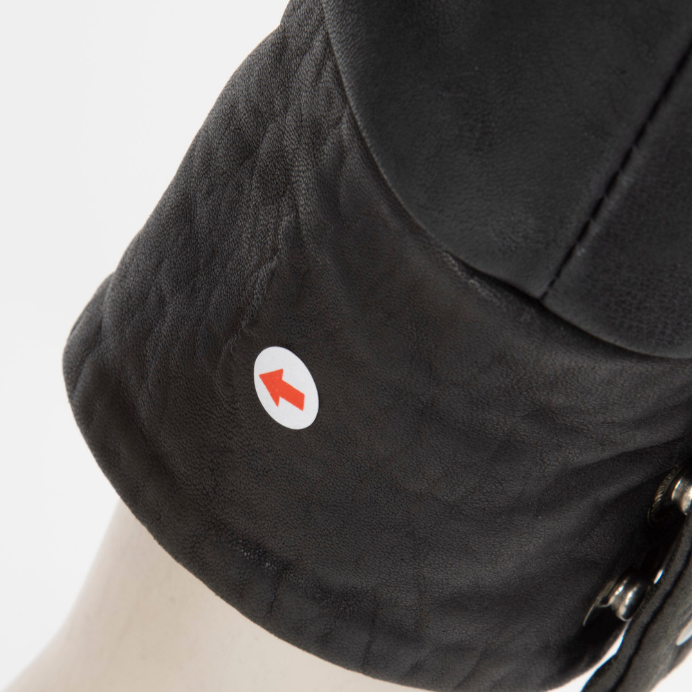 Maje Black Lamb Leather Belted Jacket