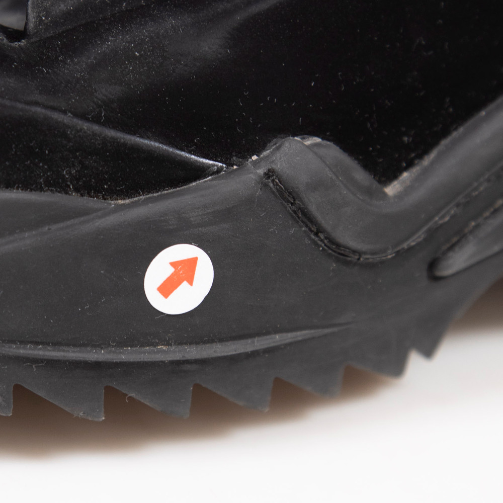 Maison Margiela Black Lace Up High Top Trainers