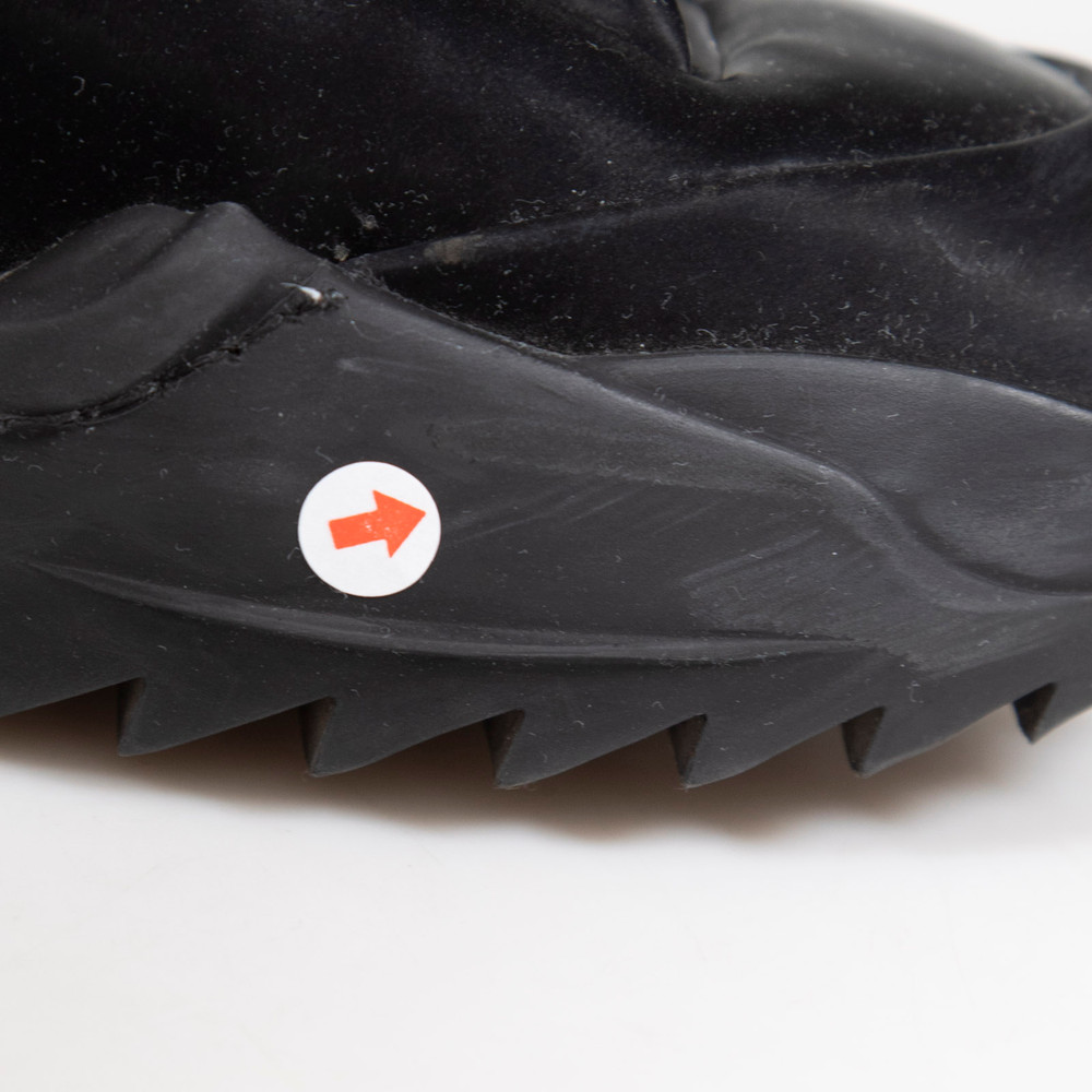 Maison Margiela Black Lace Up High Top Trainers