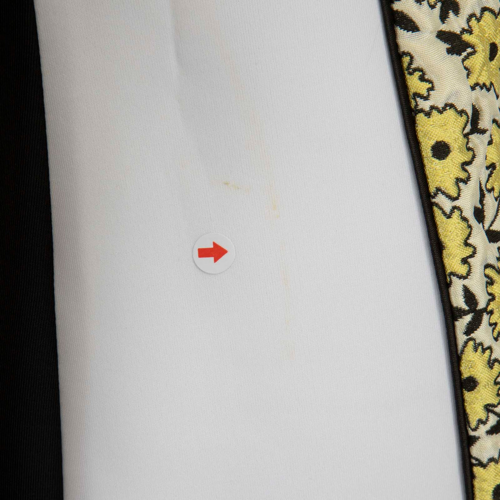 Roberto Cavalli Floral Jacquard V-Neck Midi Dress