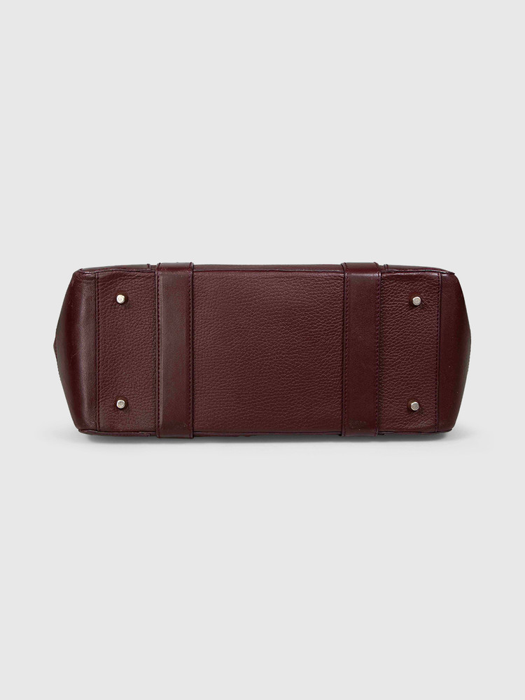 Aspinal of London Burgundy Leather Handbag