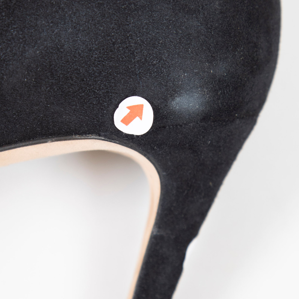 By Malene Birger Black Suede D'Orsay Pumps