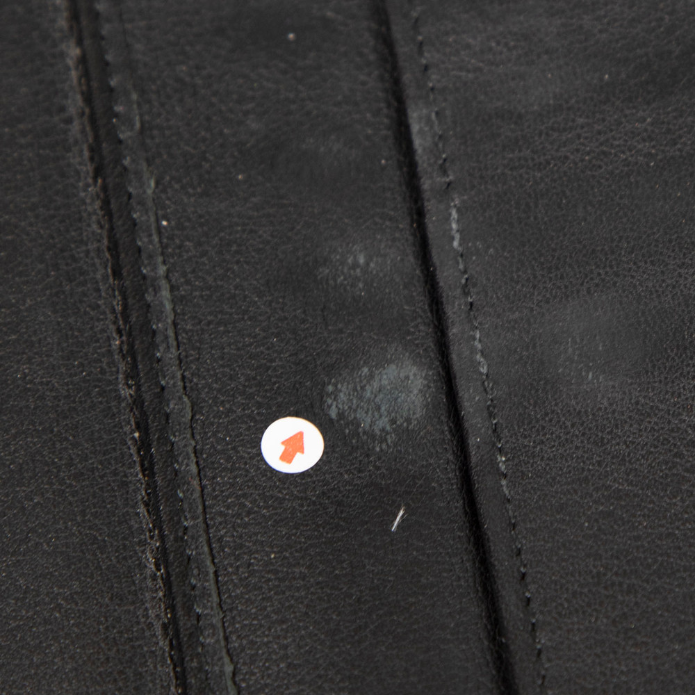 Gucci Black Leather Embossed Monogram Wallet