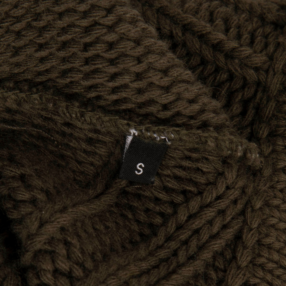 Alexander McQueen Green Wool Knit Panelled Jacket