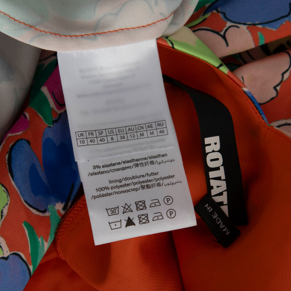 Rotate Floral Print Halterneck Maxi Dress