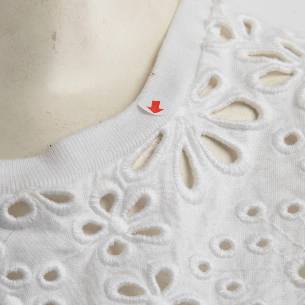 Prada White Daisy Lace Vest Top