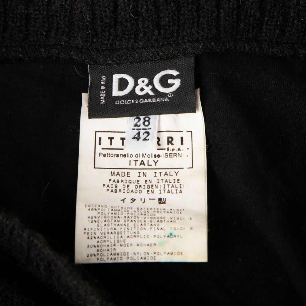 Dolce & Gabbana Black Floral Mesh Vest