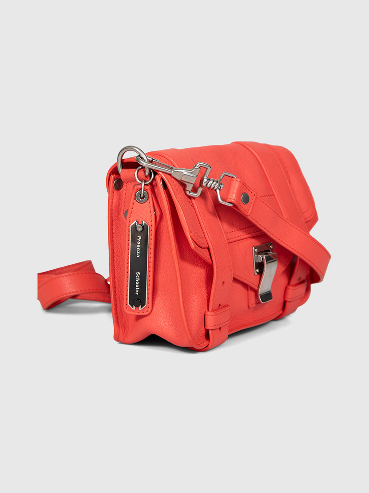 Proenza Schouler Red Leather PS1 Mini Crossbody