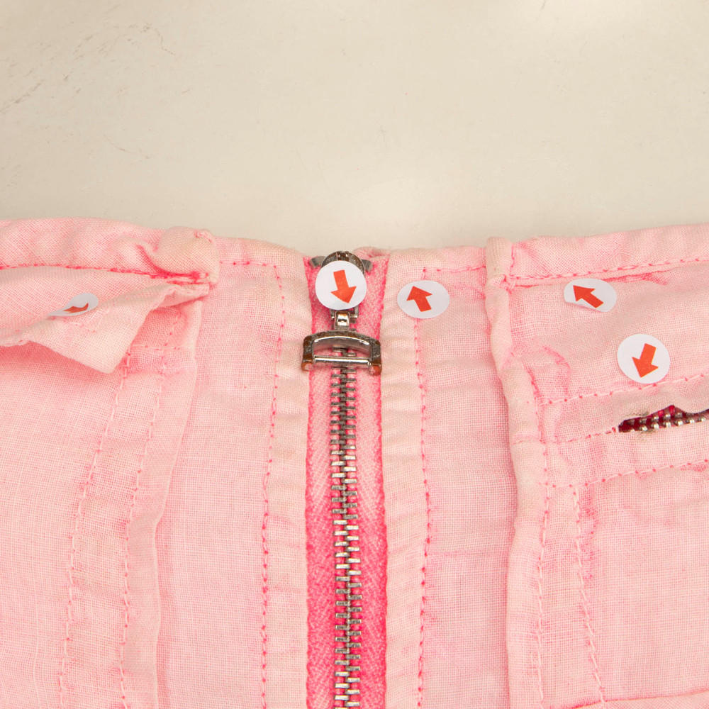 Jean Paul Gaultier Pink Backless Buckled Top