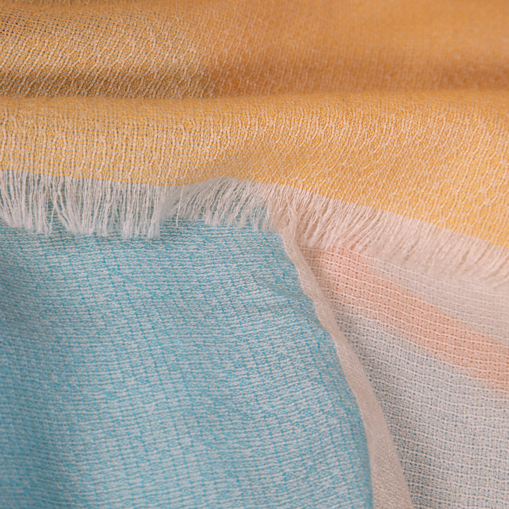 Chanel Cashmere Fringed CC Scarf