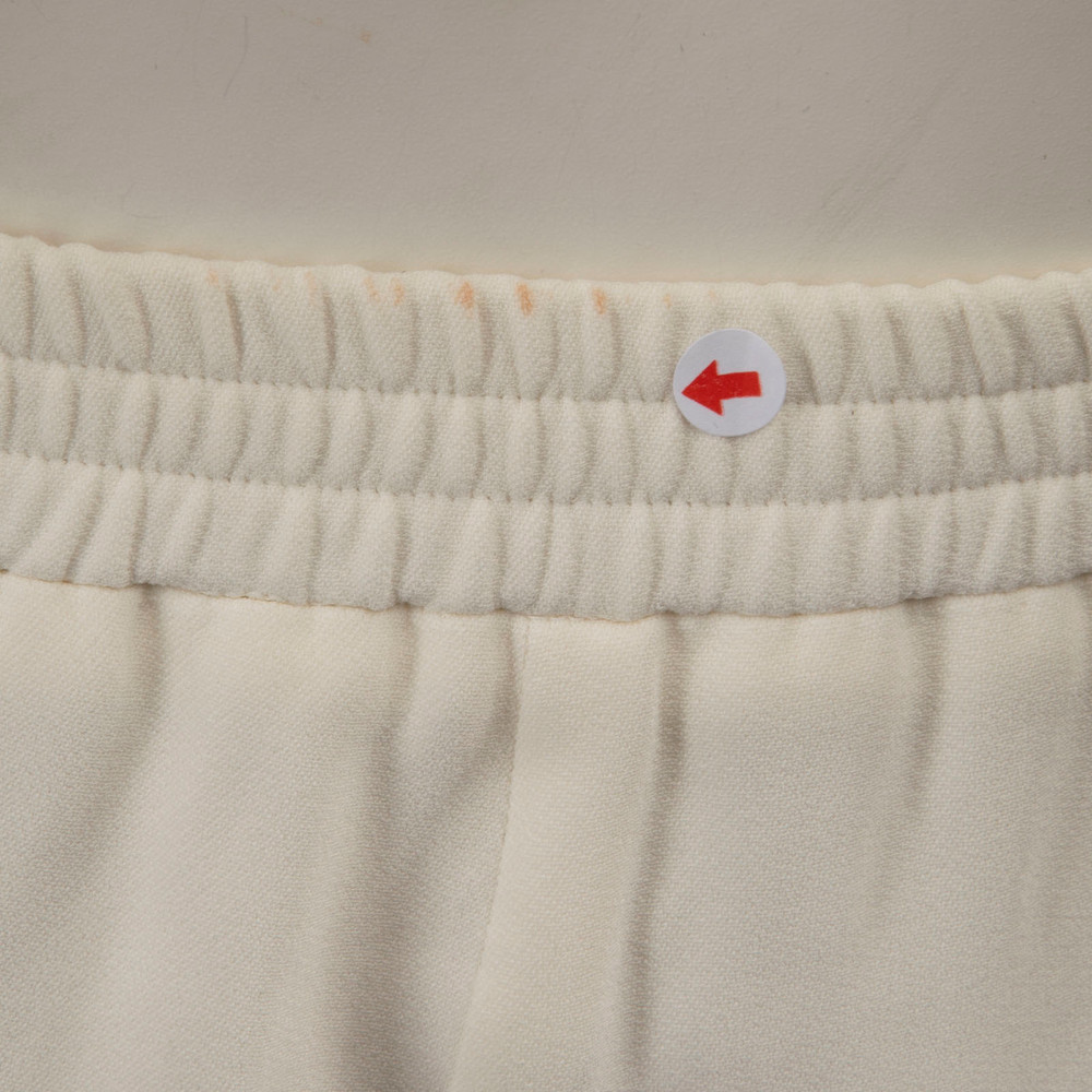 Stella McCartney Ecru Zipped Cuff Trousers