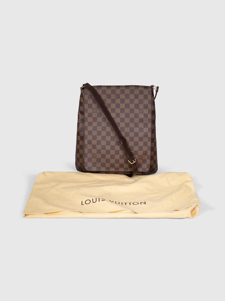 Louis Vuitton 2006 Damier Ebene Musette Salsa GM
