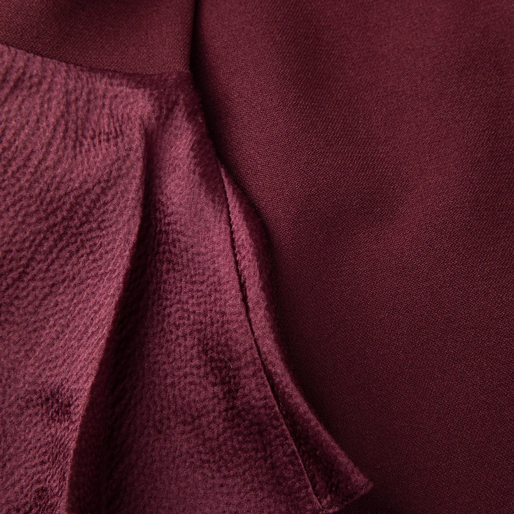 Roksanda Burgundy Bodycon Dress