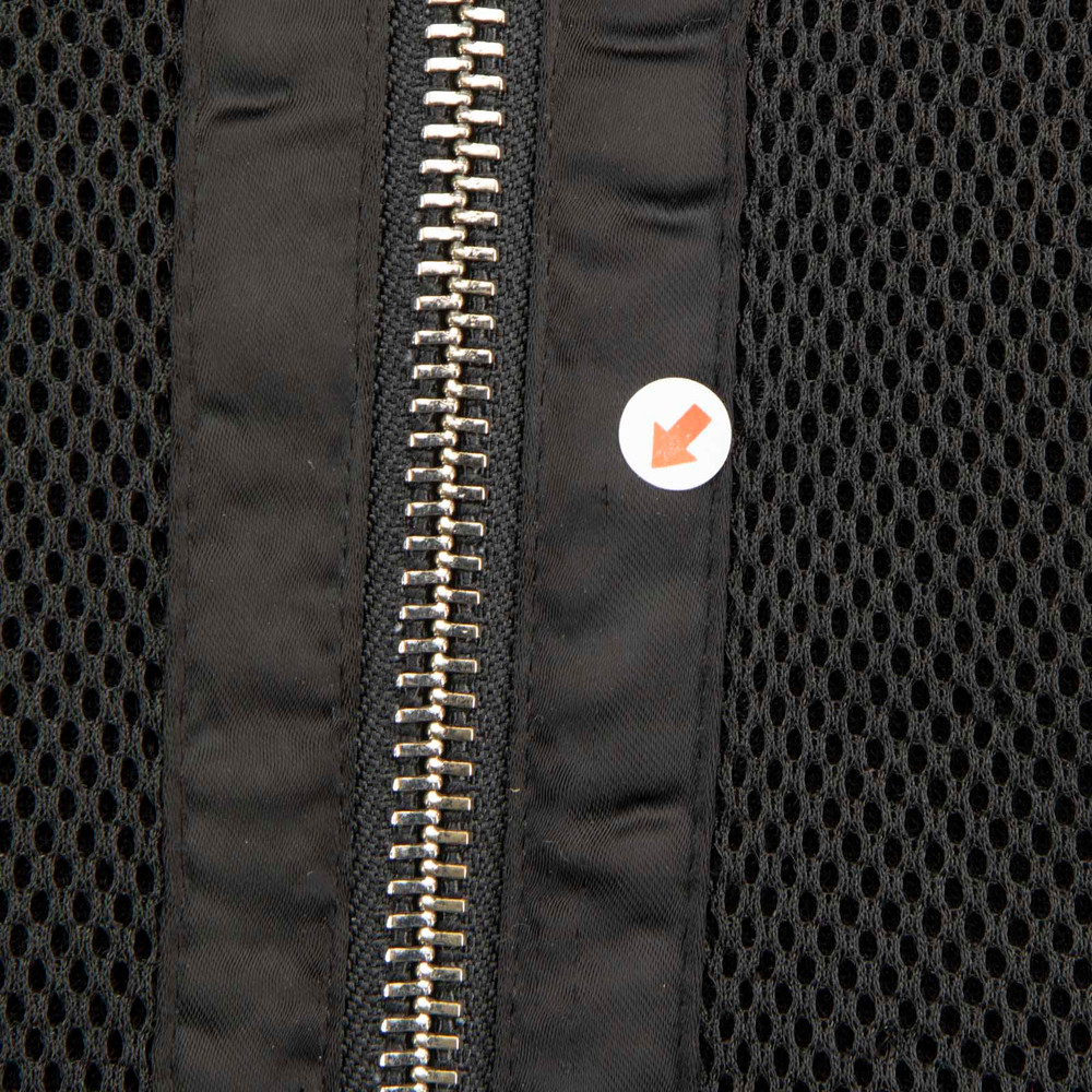 Maje Black Mesh Panelled Bomber Jacket