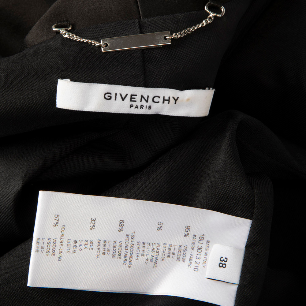 Givenchy Black Off Shoulder Blazer