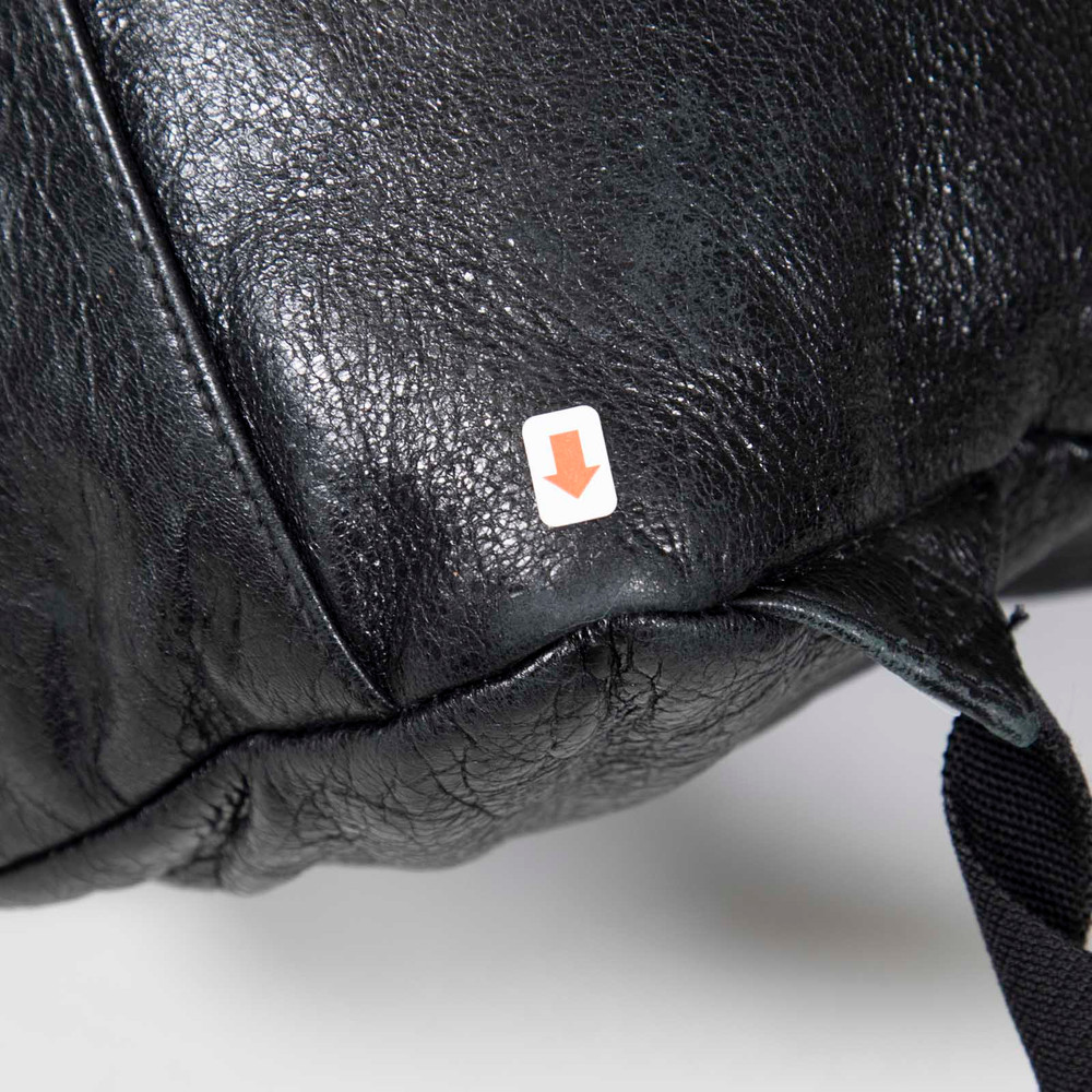 Balenciaga Black Leather Explorer Backpack