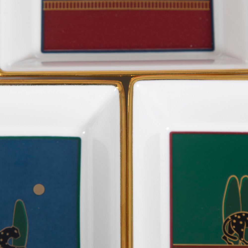 Cartier Panthère de Cartier Porcelain Tray Set