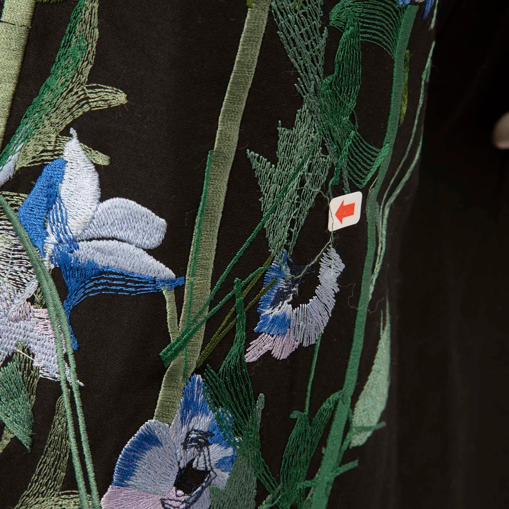Alice Archer Embroidered Silk Constantina Coat