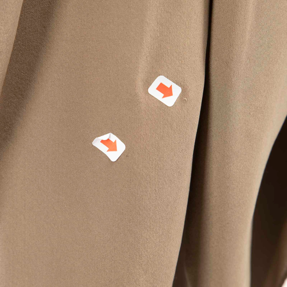 Lanvin Khaki Silk Ruched Detail Midi Dress