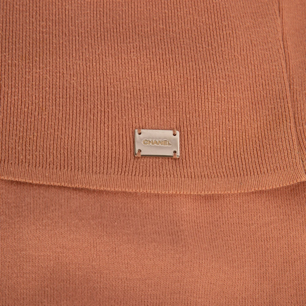 Chanel Pink Knit Tank Top
