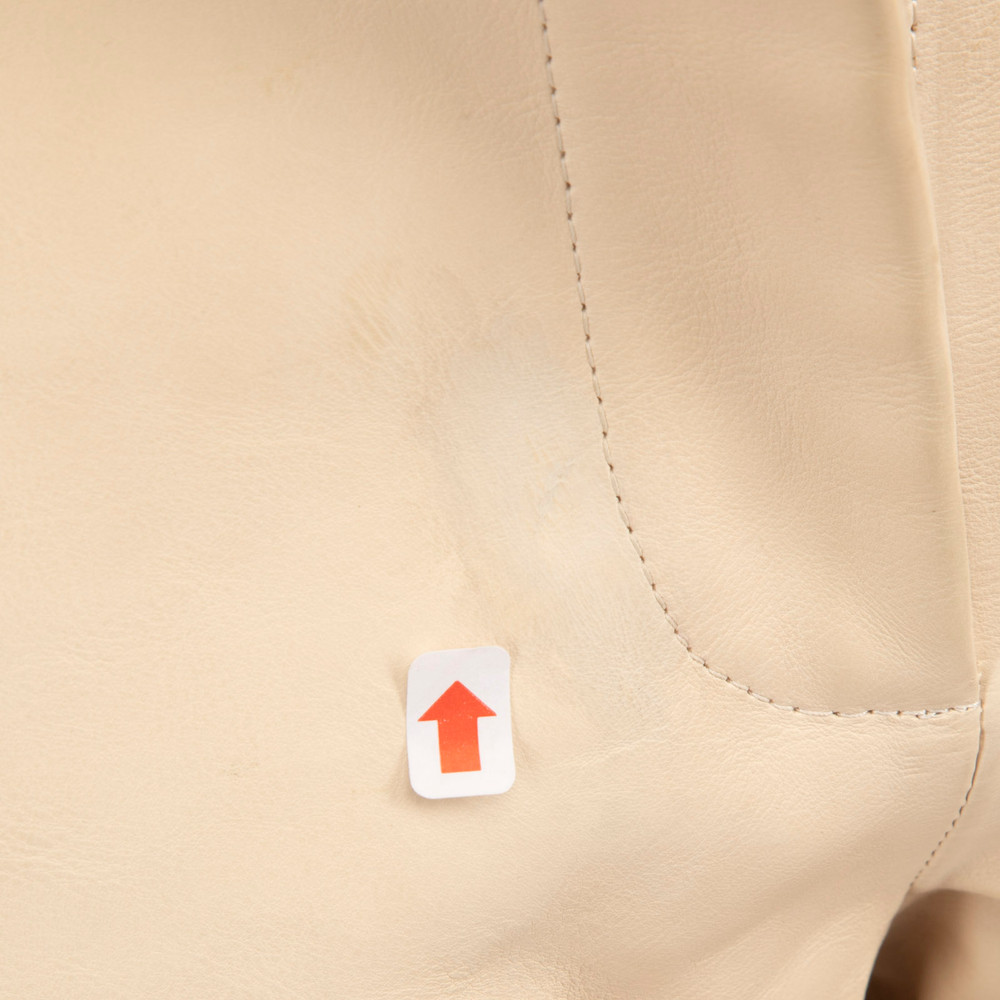 Acne Studios SS13 Ecru Leather Verena Trousers