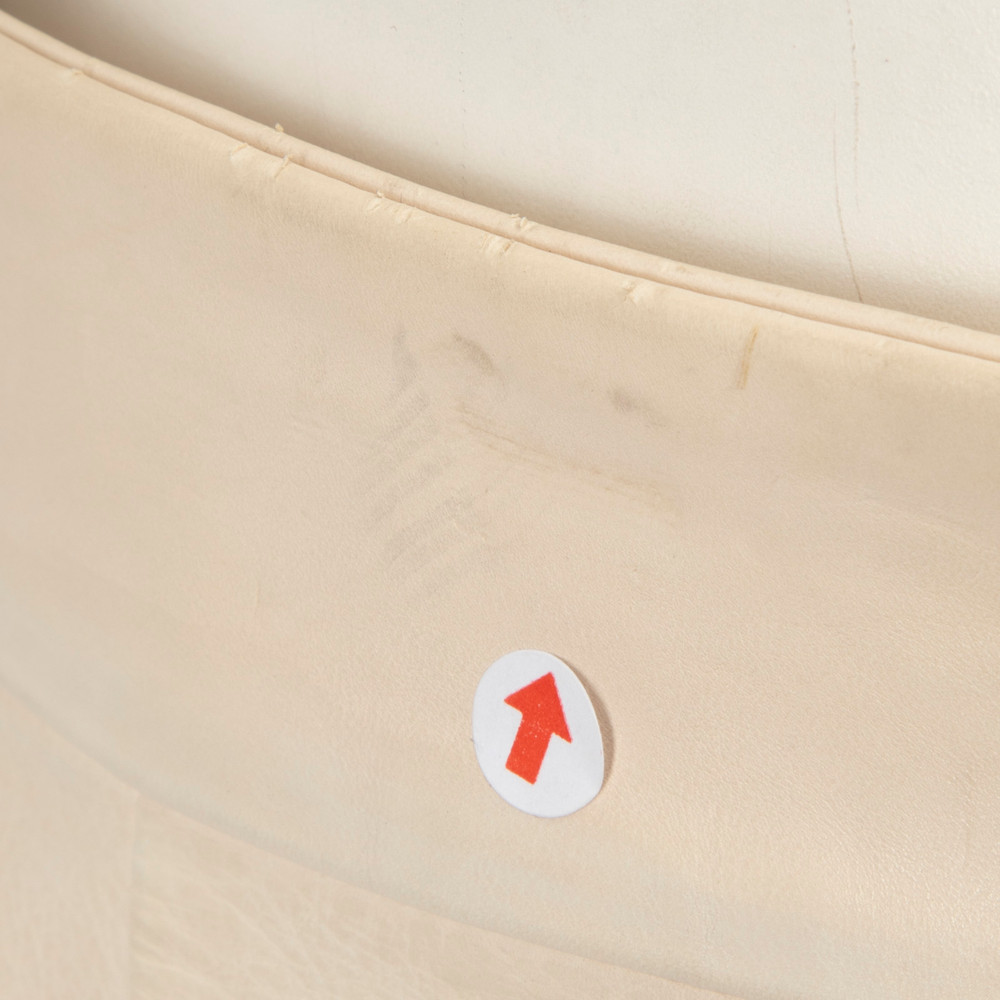 Acne Studios SS13 Ecru Leather Verena Trousers