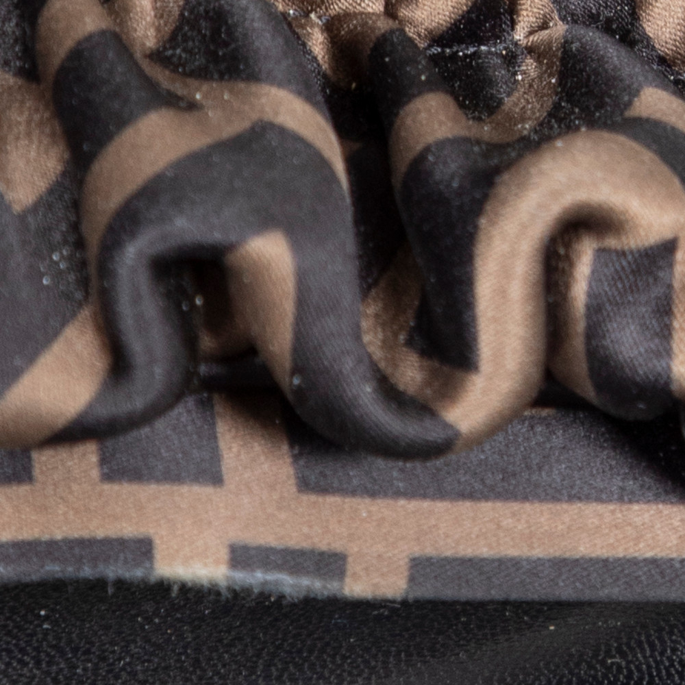 Fendi Brown Zucca FF Slides