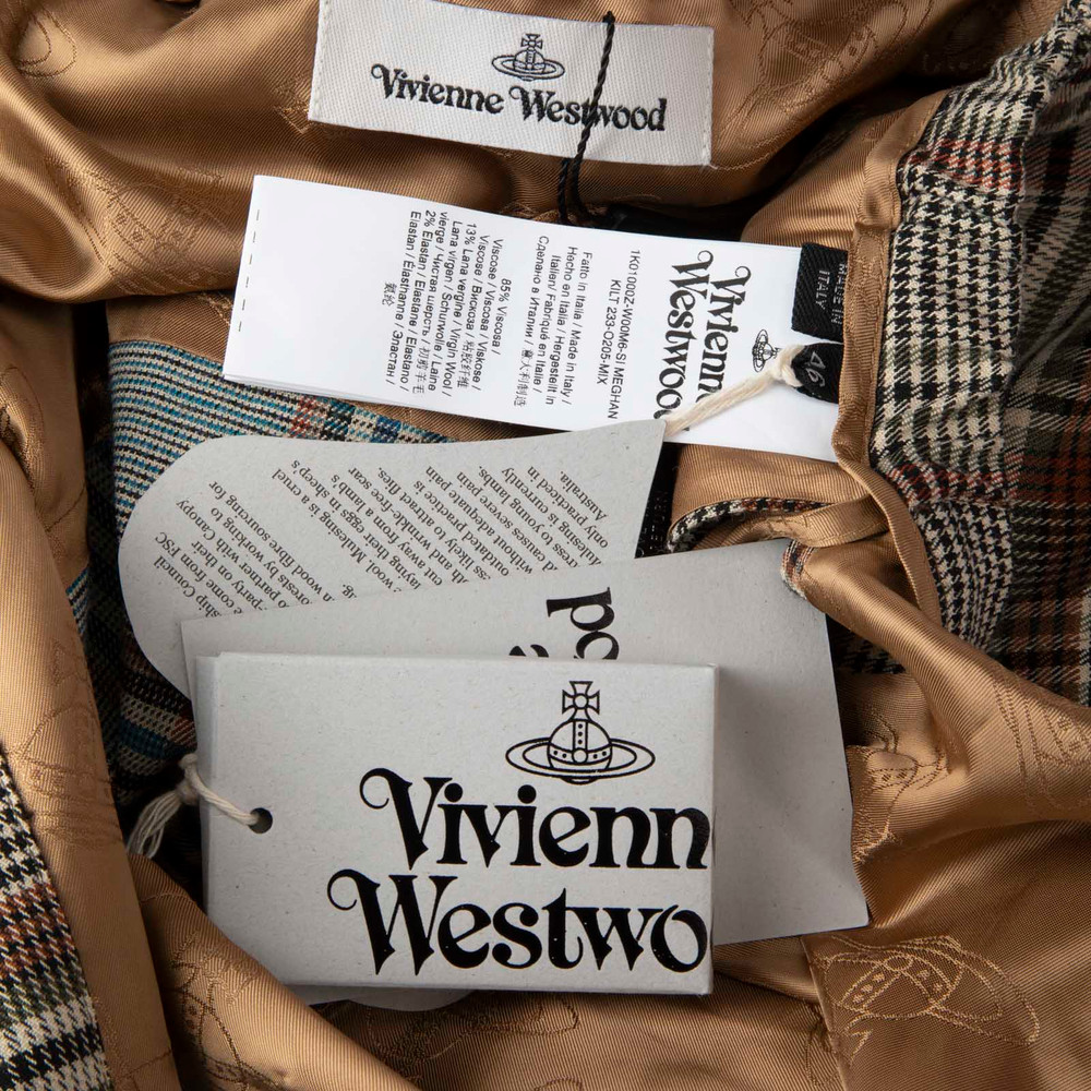 Vivienne Westwood Tartan Meghan Kilt Skirt