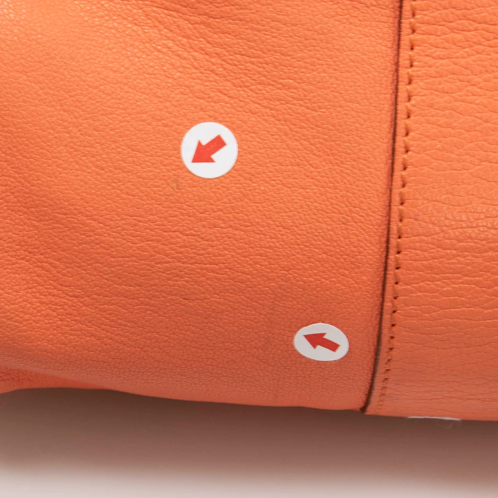 Mulberry Orange Leather Bayswater Bag