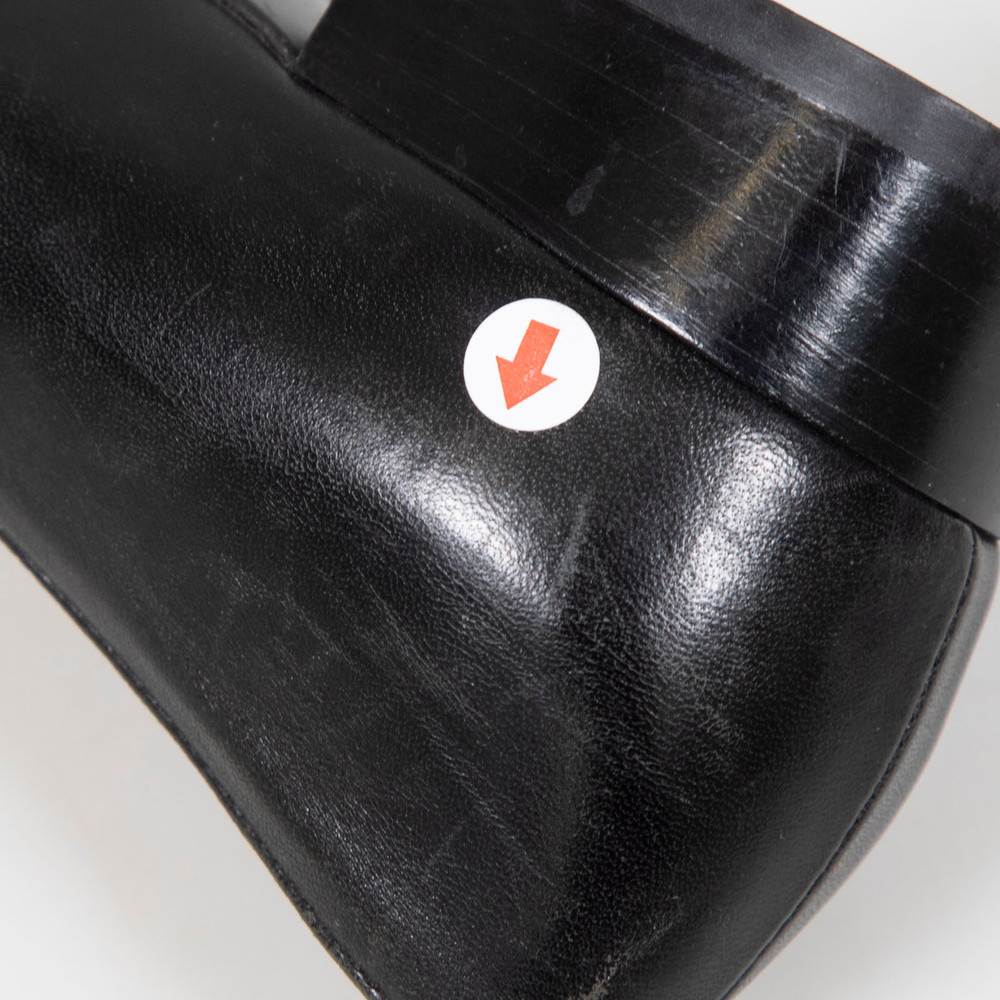 Salvatore Ferragamo Black Leather Low Heel Pumps