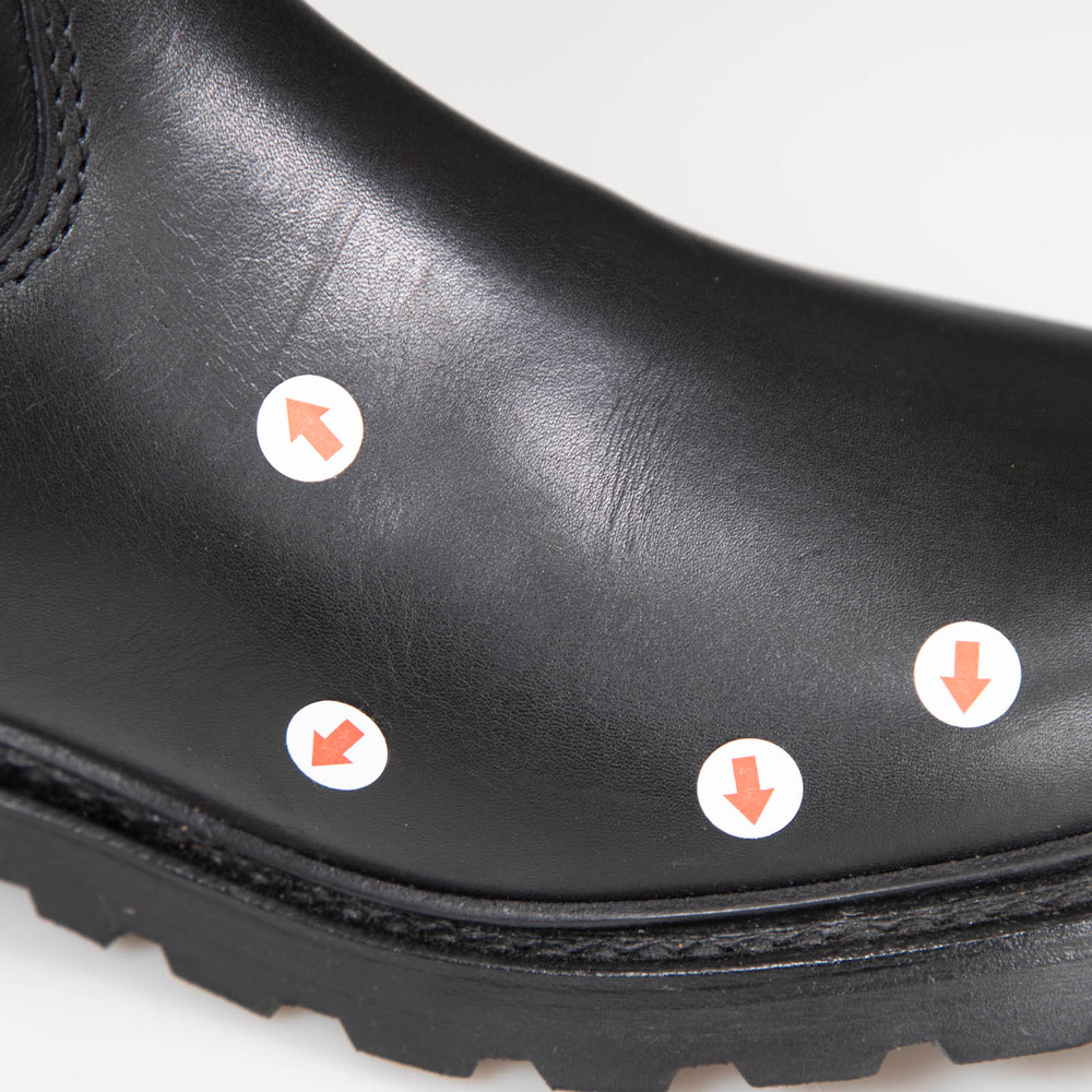 Ludwig Reiter Black & Navy Shearling Lined Boots