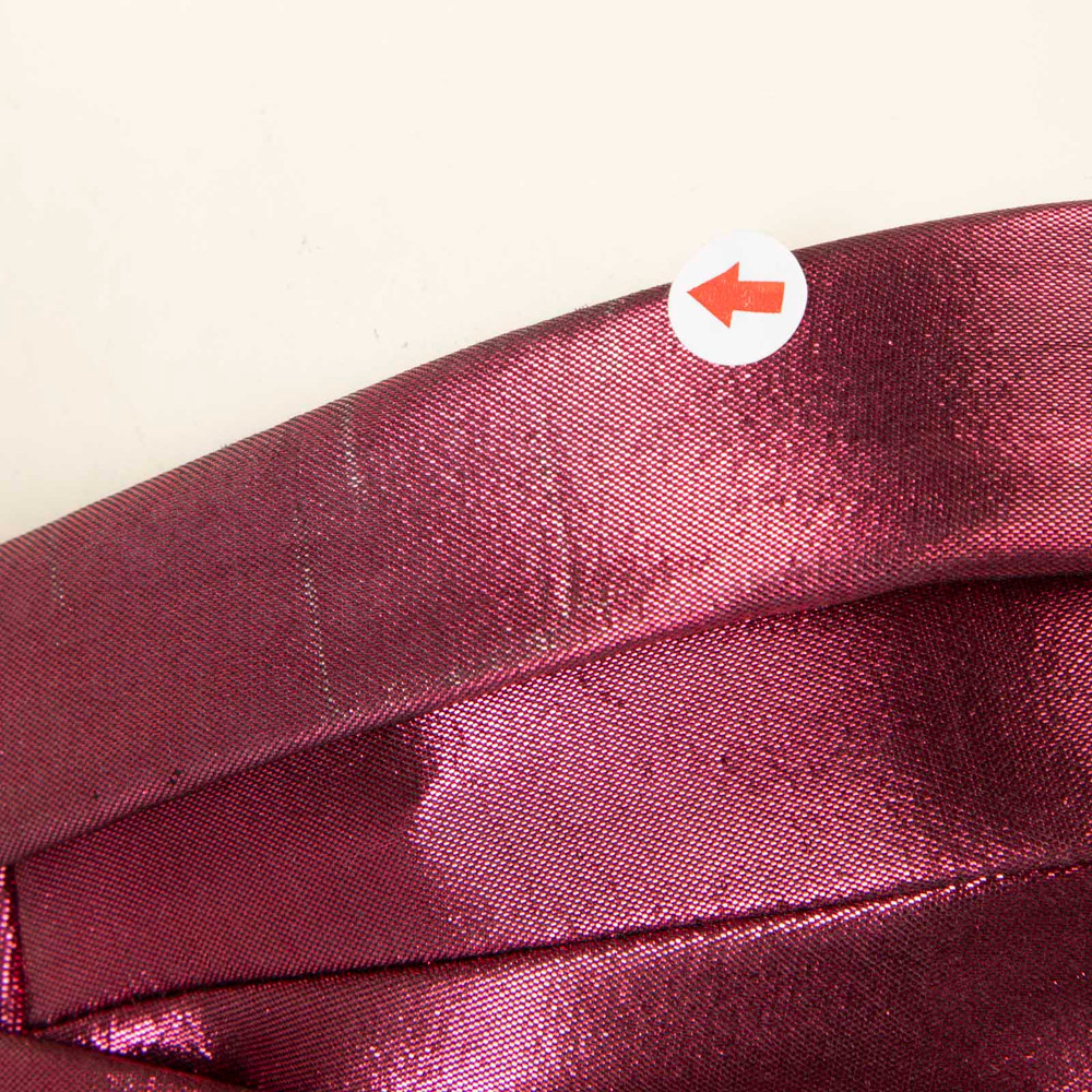 Burberry Pink Metallic Midi Strapless Dress