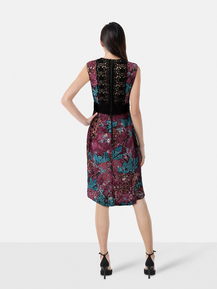 Burberry Floral Lace Sheer Dress