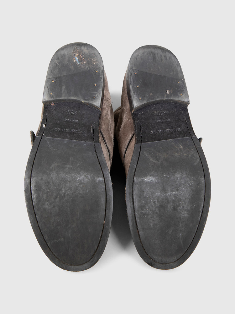 Burberry Brown Suede Ankle Buckled Boots