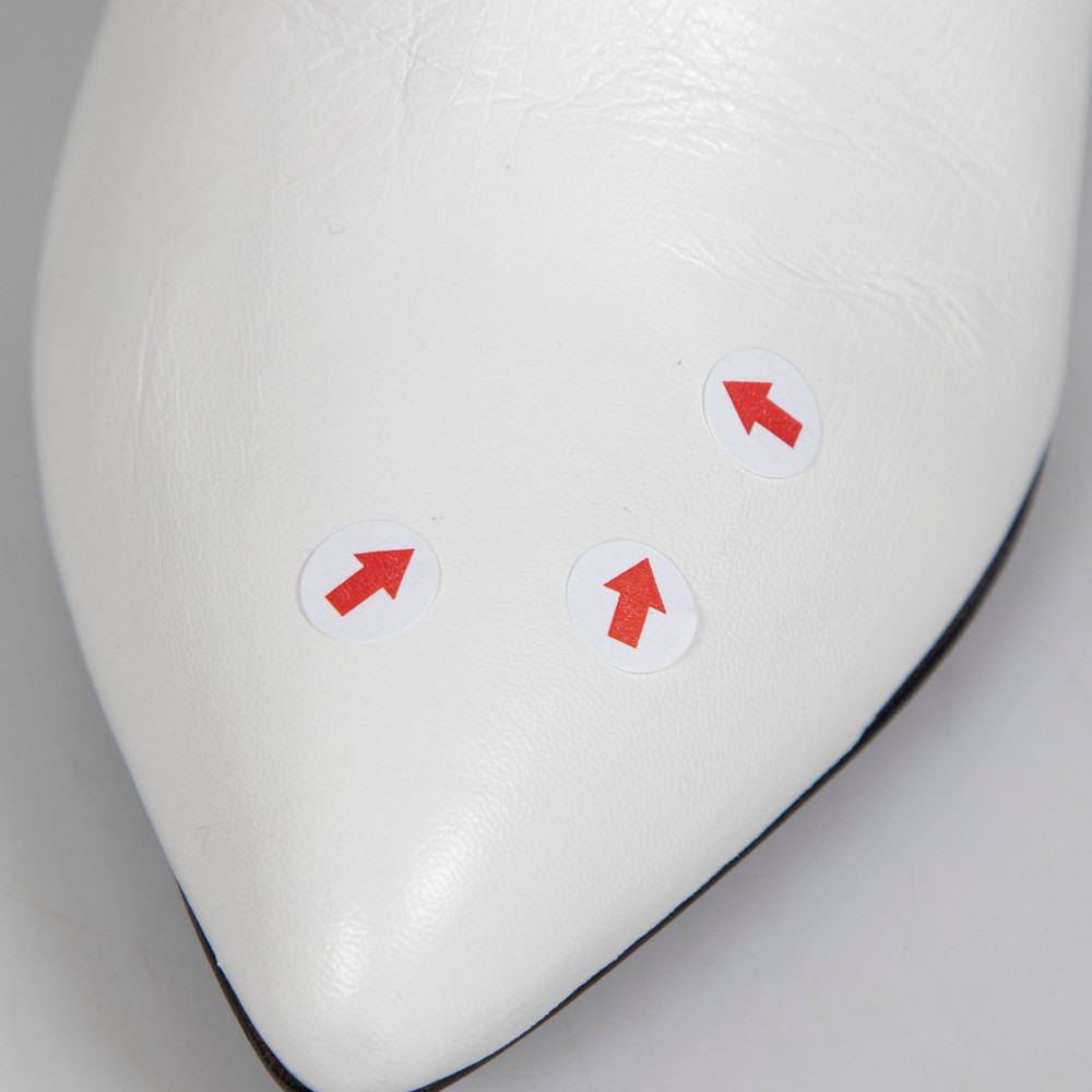 Céline White Leather Ankle Boots