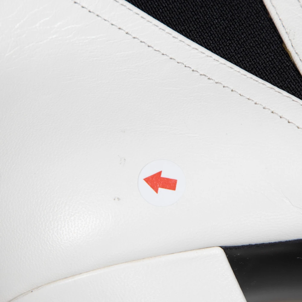 Céline White Leather Ankle Boots