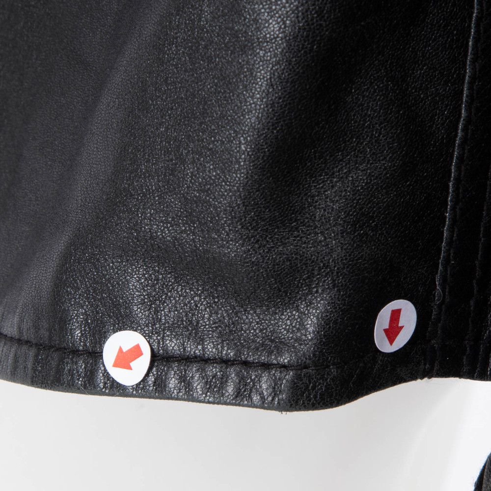 Dolce & Gabbana Black Leather Shirt Jacket