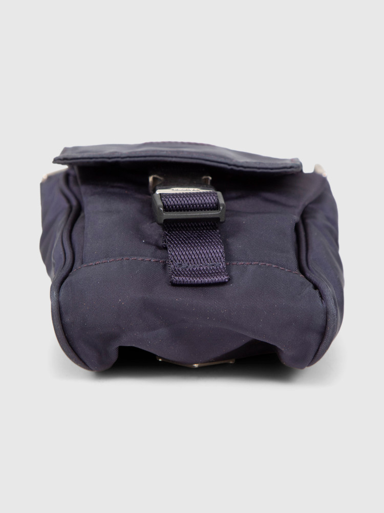 Prada Navy Nylon Convertible Bag