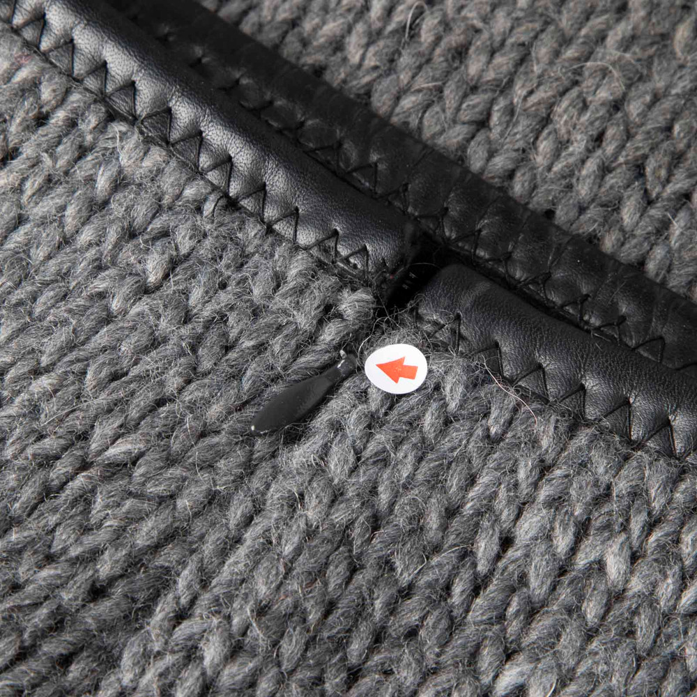 Jean Paul Gaultier Grey Knee Length Knitted Skirt