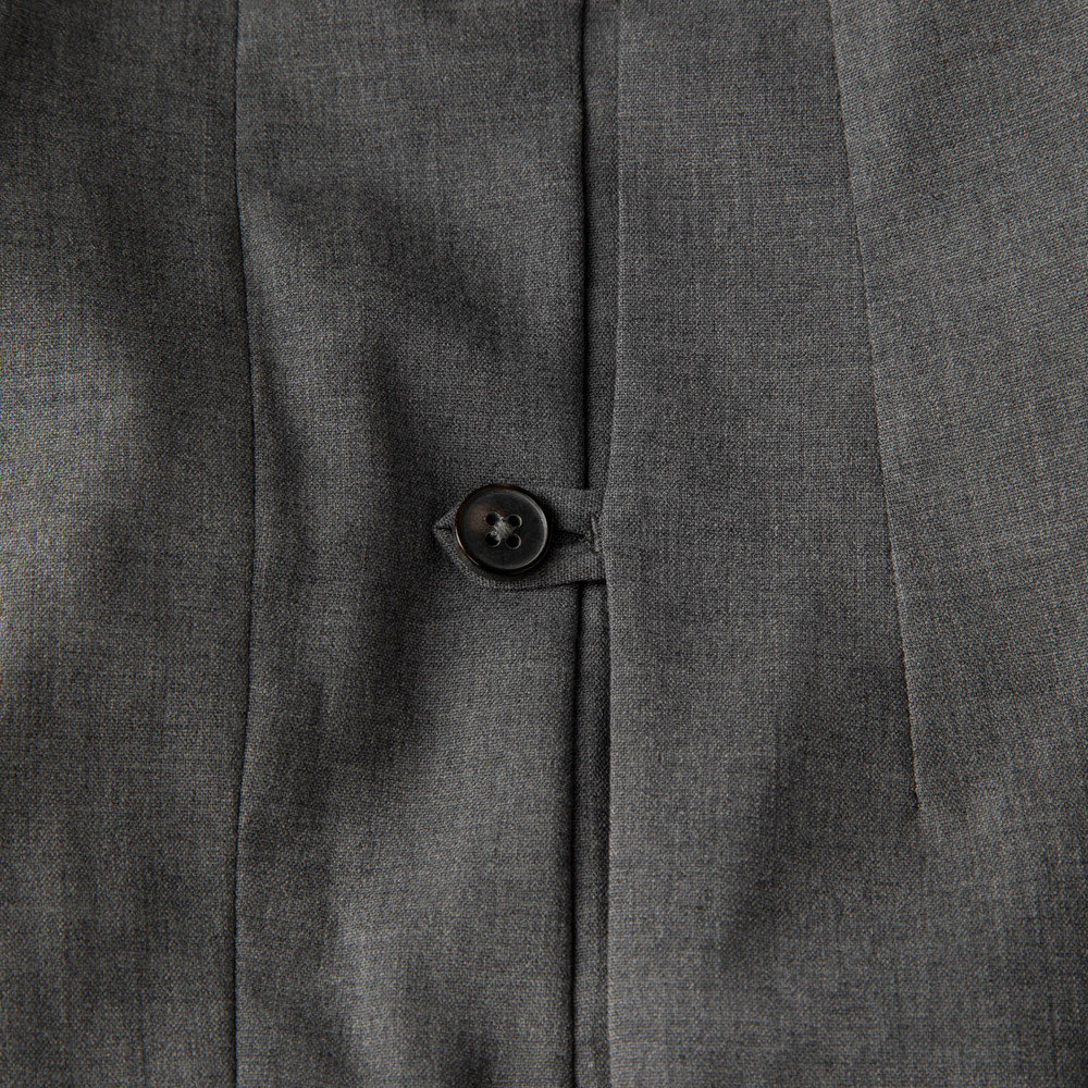 Jil Sander Grey Wool Slim Trousers