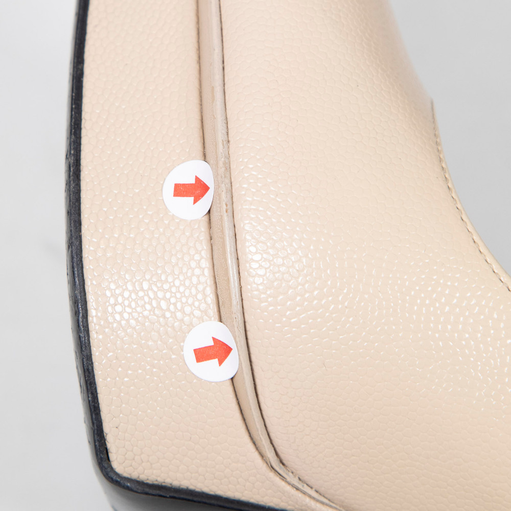 Saint Laurent Beige Leather Janis Pumps