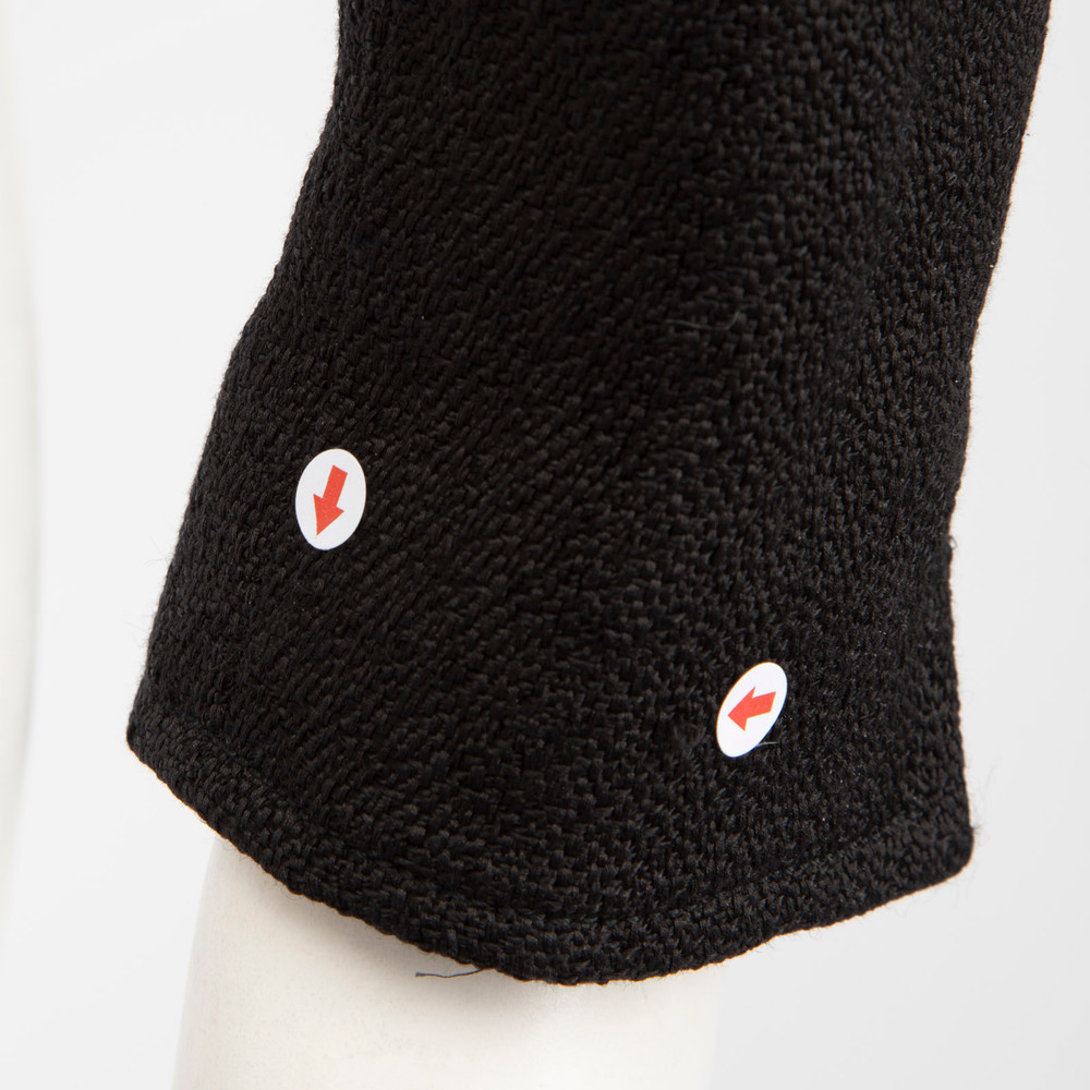 Versace Black Cropped Double Breasted Jacket