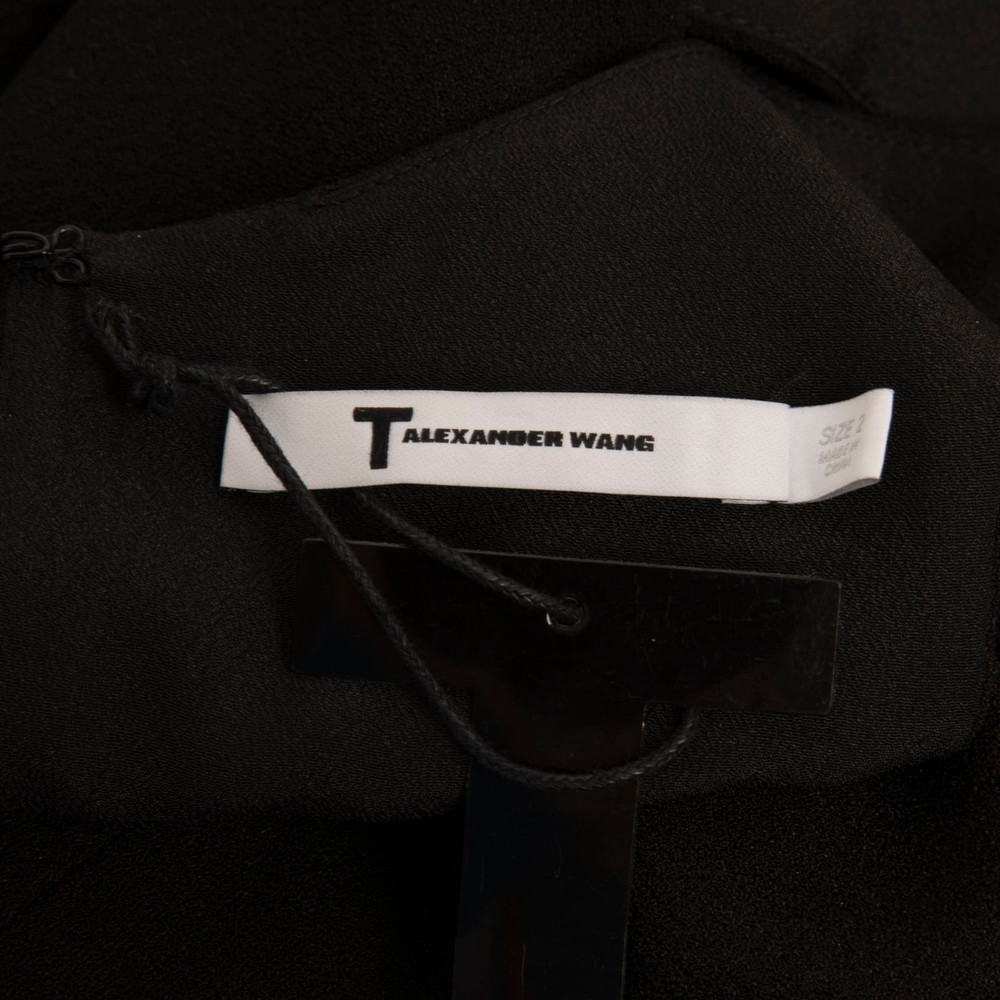 Alexander Wang Black Layered Detail Tank Top