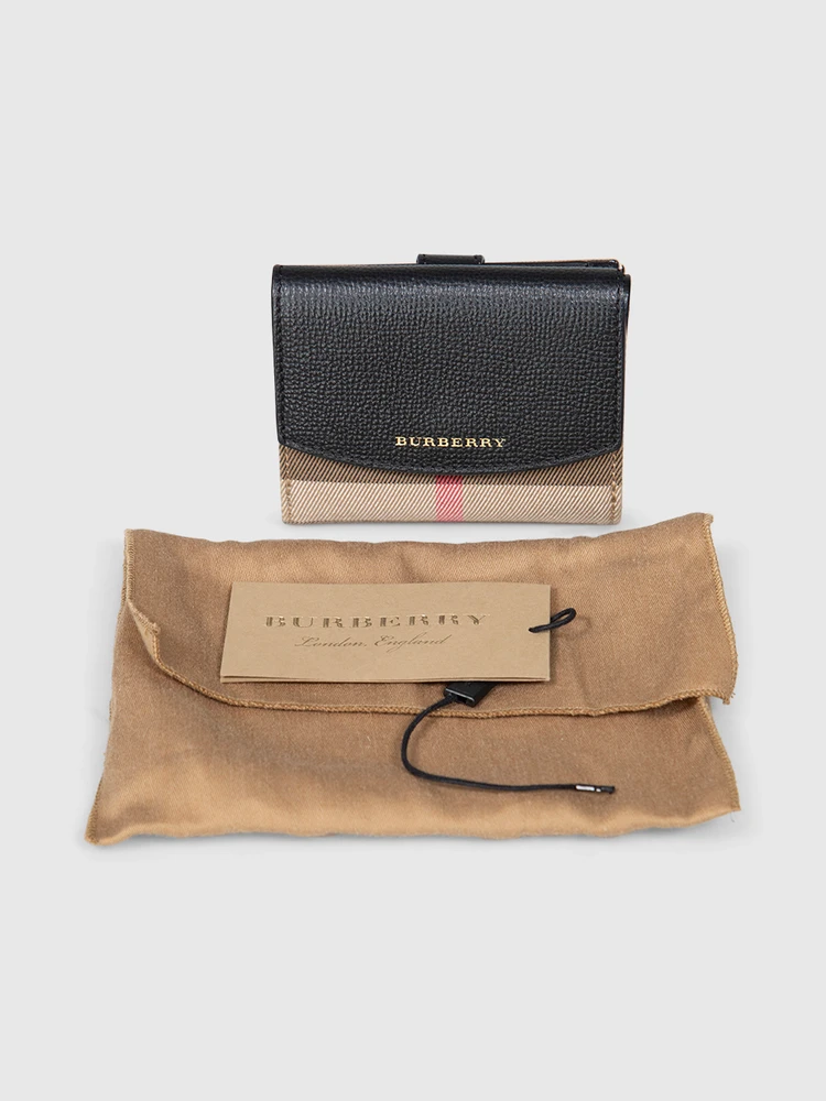Burberry Nova Check Luna French Wallet