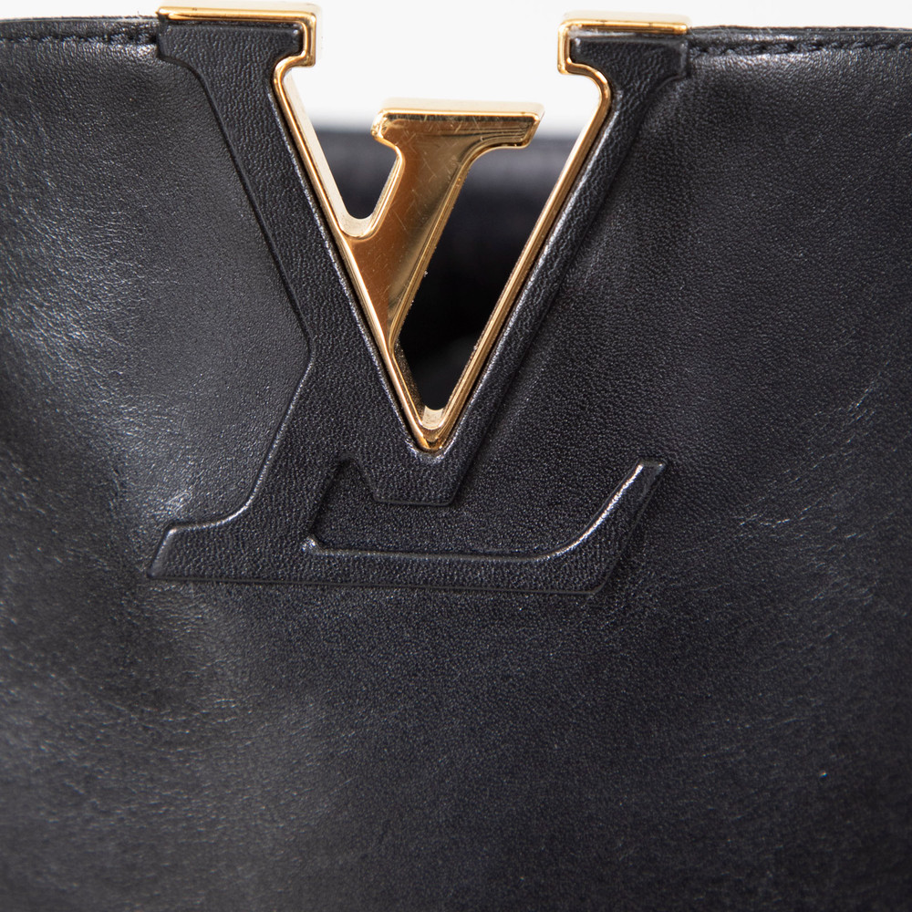 Louis Vuitton Black Leather Riding Boots